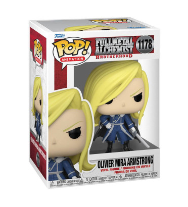 OLIVIER MIRA ARMSTRONG / FULLMETAL ALCHEMIST BROTHERHOOD / FIGURINE FUNKO POP OLIVIER MIRA ARMSTRONG / FULLMETAL ALCHEMIST BROTHERHOOD / FIGURINE FUNKO POP