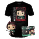 T-SHIRT L AVEC POP TANJIRO KAMADO / DEMON SLAYER / FIGURINE FUNKO POP / EXCLUSIVE SPECIAL EDITION