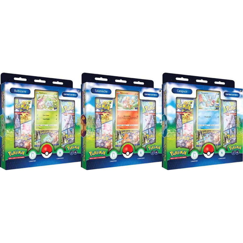 COFFRET PINBOX POKEMON GO / CARTE POKEMON VF