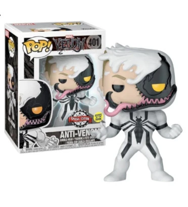 ANTI VENOM / VENOM / FIGURINE FUNKO POP / EXCLUSIVE SPECIAL EDITION / GITD ANTI VENOM / VENOM / FIGURINE FUNKO POP / EXCLUSIVE SPECIAL EDITION / GITD