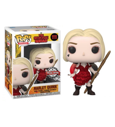 HARLEY QUINN DAMAGED DRESS / THE SUICIDE SQUAD / FIGURINE FUNKO POP / EXCLUSIVE SPECIAL EDITION / DIAMOND