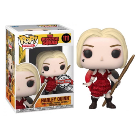 HARLEY QUINN DAMAGED DRESS / THE SUICIDE SQUAD / FIGURINE FUNKO POP / EXCLUSIVE SPECIAL EDITION / DIAMOND