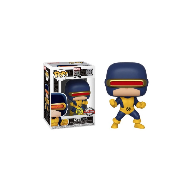 CYCLOPS FIRST APPEARANCE / MARVEL 80 YEARS / FIGURINE FUNKO POP / EXCLUSIVE SPECIAL EDITION / GITD