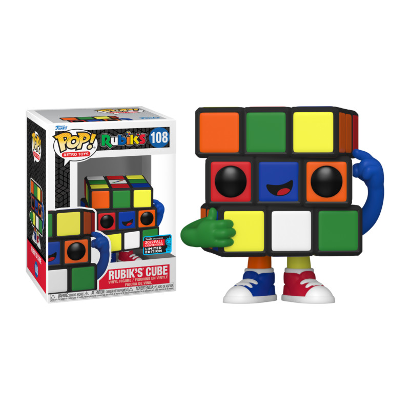 RUBIKS CUBE / RUBIKS / FIGURINE FUNKO POP / EXCLUSIVE NYCC 2022