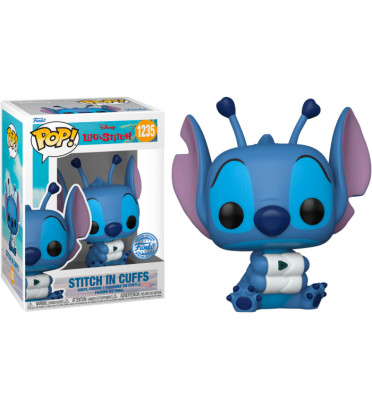 STITCH IN CUFFS / LILO ET STITCH / FIGURINE FUNKO POP / EXCLUSIVE SPECIAL EDITION