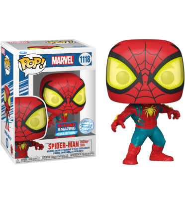 SPIDER-MAN OSCORP SUIT / MARVEL / FIGURINE FUNKO POP / EXCLUSIVE SPECIAL EDITION