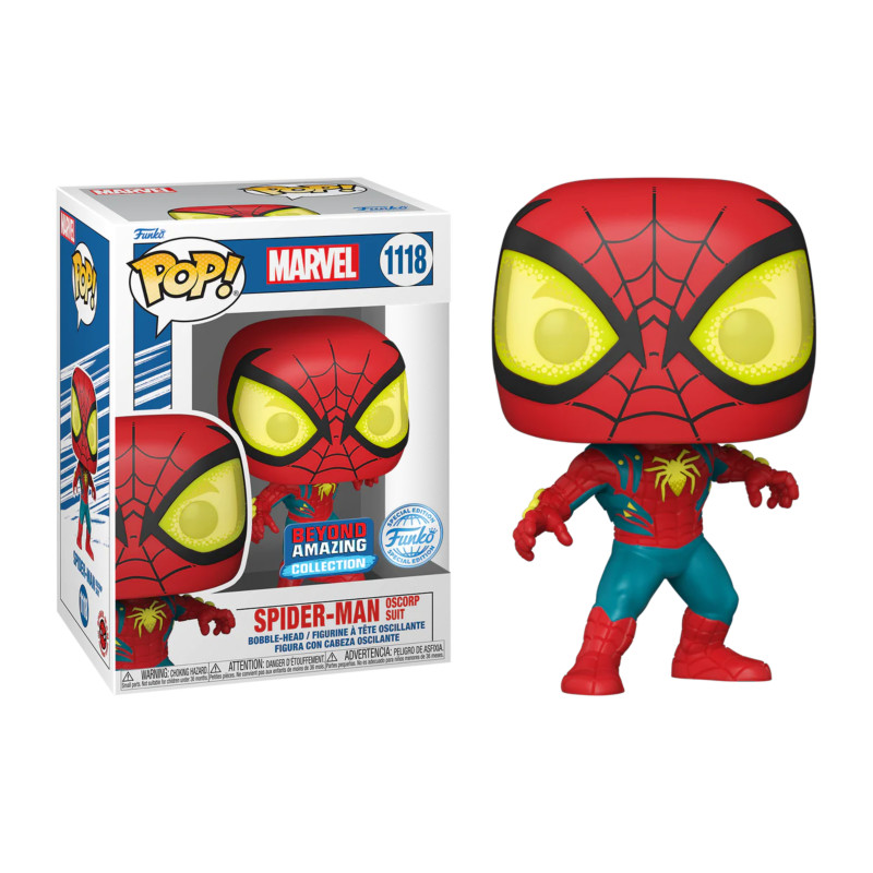 SPIDER-MAN OSCORP SUIT / MARVEL / FIGURINE FUNKO POP / EXCLUSIVE SPECIAL EDITION