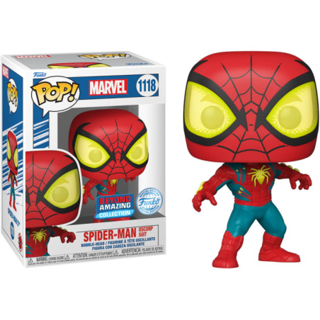 SPIDER-MAN OSCORP SUIT / MARVEL / FIGURINE FUNKO POP / EXCLUSIVE SPECIAL EDITION