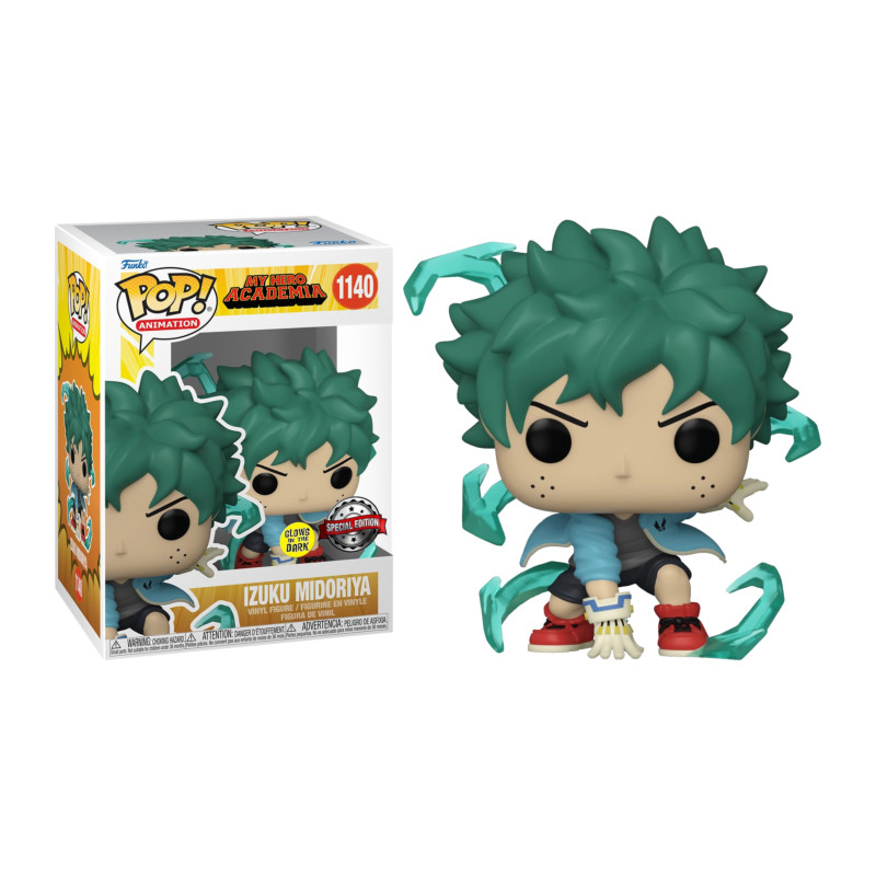 DEKU WITH GLOVES / MY HERO ACADEMIA / FIGURINE FUNKO POP / EXCLUSIVE SPECIAL EDITION / GITD