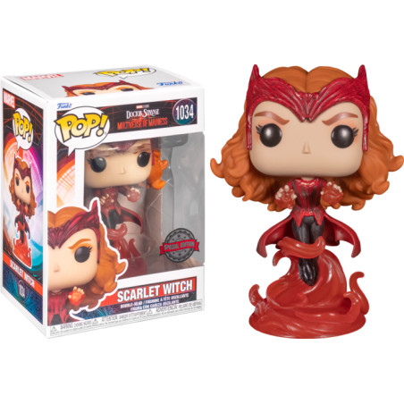 SCARLET WITCH LEVIATING / DOCTOR STRANGE MULTIVERSE OF MADNESS / FIGURINE FUNKO POP / EXCLUSIVE SPECIAL EDITION