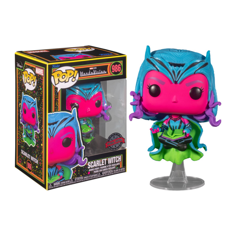 SCARLETT WITCH / BLACKLIGHT / FIGURINE FUNKO POP / EXCLUSIVE SPECIAL EDITION