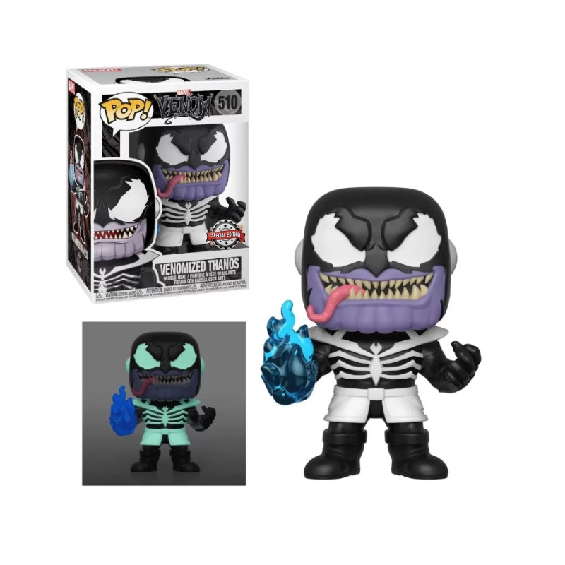 VENOMIZED THANOS / VENOM / FIGURINE FUNKO POP / EXCLUSIVE SPECIAL EDITION / GITD