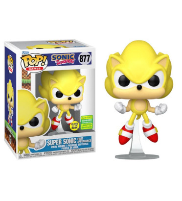 SUPER SONIC FIRST APPEARANCE / SONIC / FIGURINE FUNKO POP / EXCLUSIVE SDCC 2022 SUPER SONIC FIRST APPEARANCE / SONIC / FIGURINE FUNKO POP / EXCLUSIVE SDCC 2022