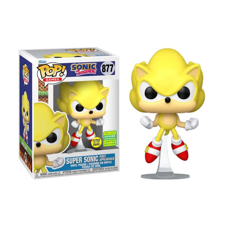 SUPER SONIC FIRST APPEARANCE / SONIC / FIGURINE FUNKO POP / EXCLUSIVE SDCC 2022