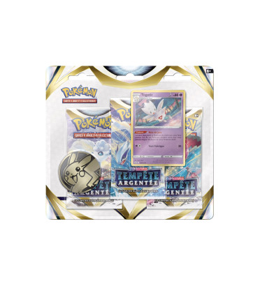 PACK 3 BOOSTERS TEMPETE ARGENTEE / CARTE POKEMON VF
