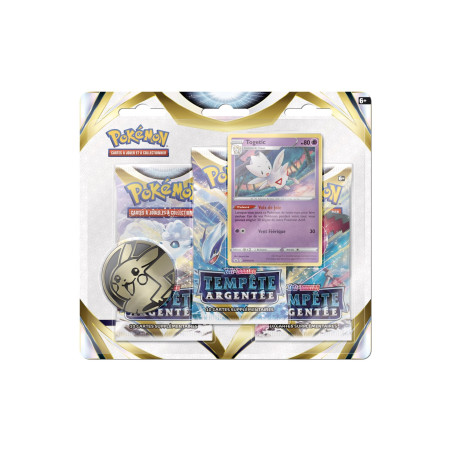 PACK 3 BOOSTERS TEMPETE ARGENTEE / CARTE POKEMON VF