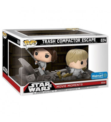 TRASH COMPACTOR ESCAPE / STAR WARS MOVIE MOMENTS / FIGURINE FUNKO POP