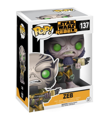 ZEB / STAR WARS REBELS / FIGURINE FUNKO POP ZEB / STAR WARS REBELS / FIGURINE FUNKO POP