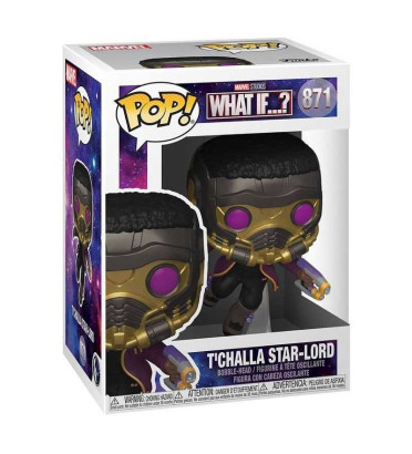 TCHALLA STAR LORD METALLIC / MARVEL WHAT IF / FIGURINE FUNKO POP