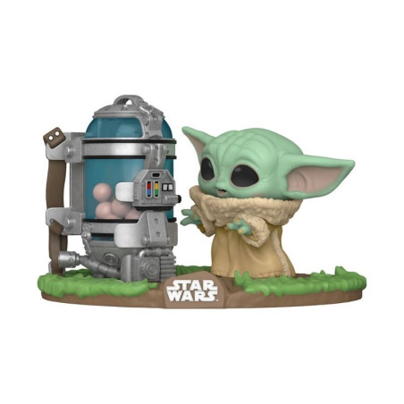 THE CHILD (BEBE YODA) WITH EGG CANISTER / STAR WARS THE MANDALORIAN / FIGURINE FUNKO POP