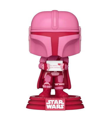 THE MANDALORIAN SAINT VALENTIN / STAR WARS / FIGURINE FUNKO POP