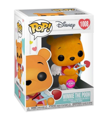 WINNIE THE POOH VALENTINES / WINNIE LOURSON / FIGURINE FUNKO POP / EXCLUSIVE SPECIAL EDITION / FLOCKED WINNIE THE POOH VALENTINES / WINNIE LOURSON / FIGURINE FUNKO POP / EXCLUSIVE SPECIAL EDITION / FLOCKED