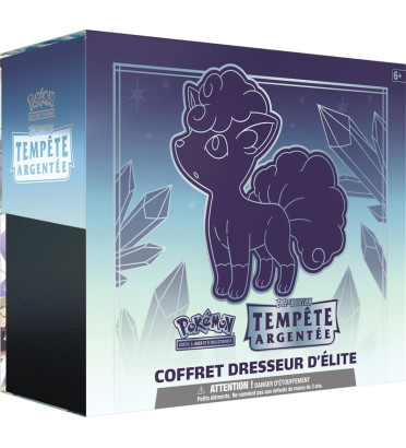 COFFRET DRESSEUR ELITE TEMPETE ARGENTEE / CARTE POKEMON VF