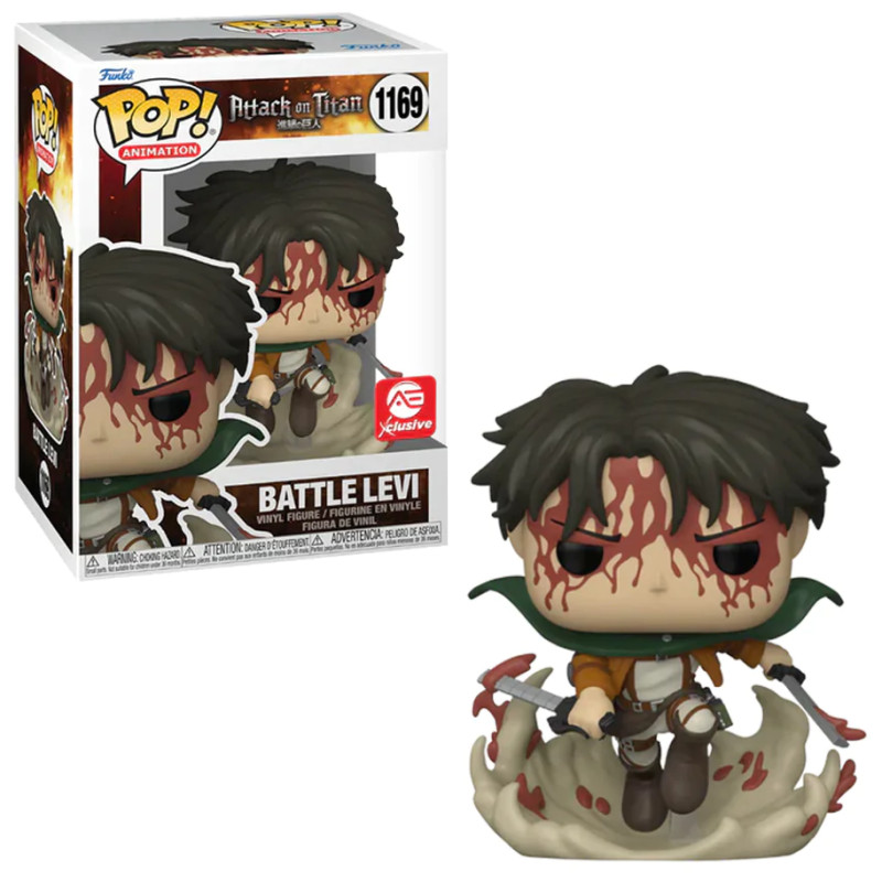 Figurine Battle Levi Bloody / Attack On Titan / Funko Pop