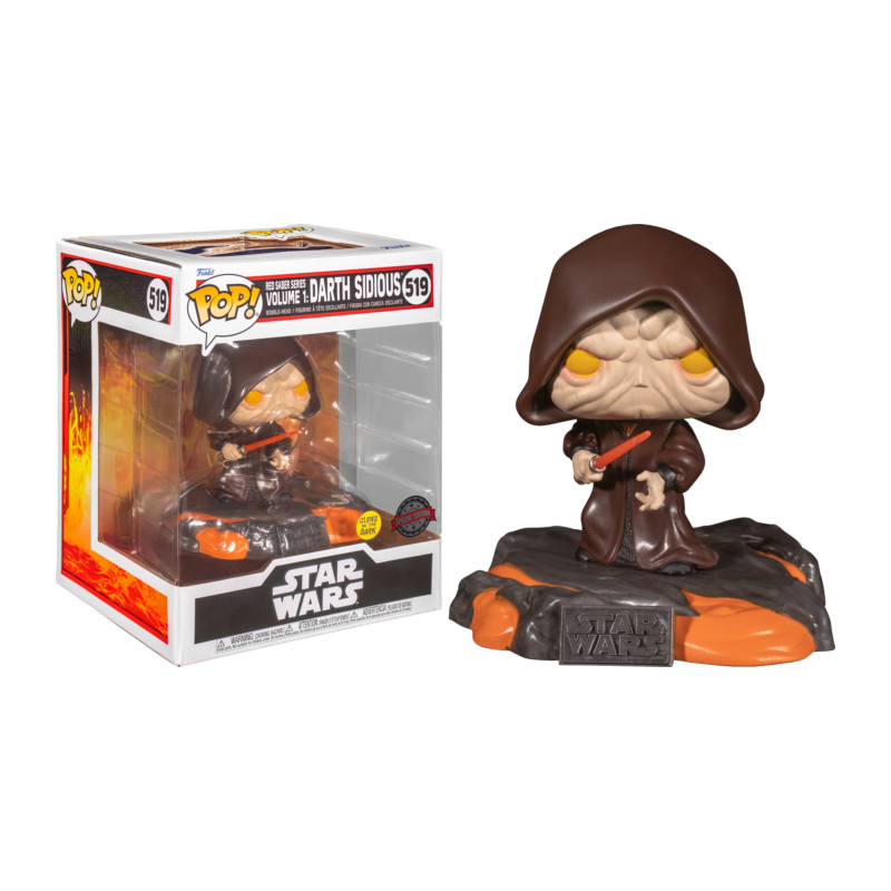 RED SABER SERIES VOLUME 1 DARTH SIDIOUS / STAR WARS / FIGURINE FUNKO POP / EXCLUSIVE SPECIAL EDITION