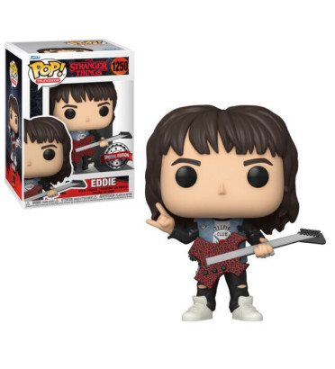 EDDIE WITH GUITAR / STRANGER THINGS / FIGURINE FUNKO POP / EXCLUSIVE SPECIAL EDITION EDDIE WITH GUITAR / STRANGER THINGS / FIGURINE FUNKO POP / EXCLUSIVE SPECIAL EDITION