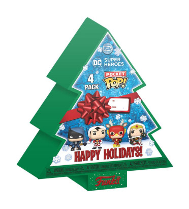 TREE HOLIDAY BOX / DC COMUICS HOLIDAY / FUNKO POCKET POP