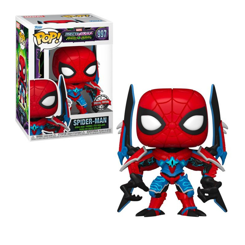 SPIDER-MAN / MECHSTRIKE MONSTER HUNTERS / FIGURINE FUNKO POP / EXCLUSIVE SPECIAL EDITION