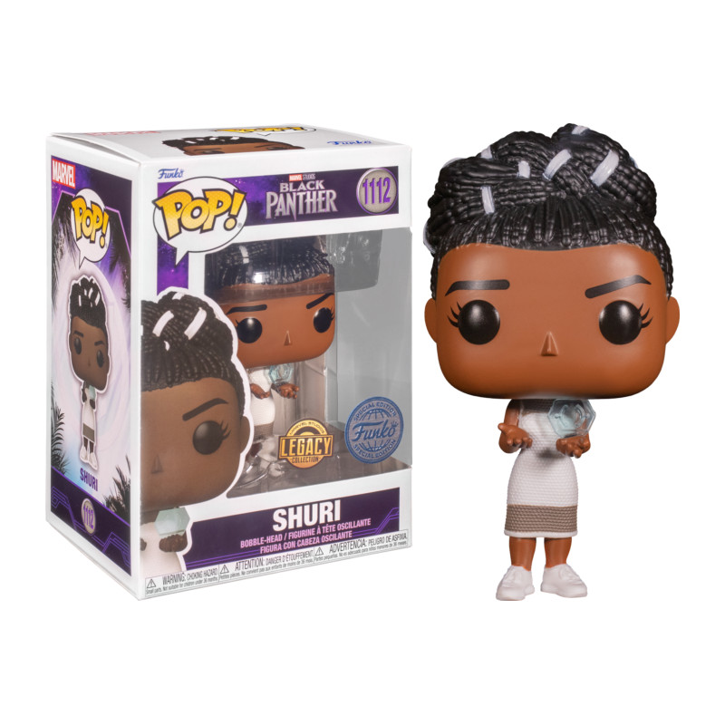 SHURI / BLACK PANTHER LEGACY / FIGURINE FUNKO POP / EXCLUSIVE SPECIAL EDITION