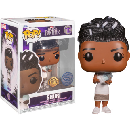 SHURI / BLACK PANTHER LEGACY / FIGURINE FUNKO POP / EXCLUSIVE SPECIAL EDITION