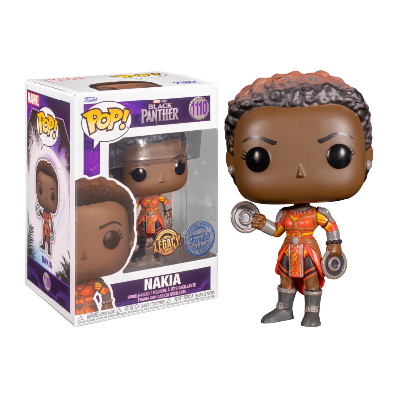 NAKIA / BLACK PANTHER LEGACY / FIGURINE FUNKO POP / EXCLUSIVE SPECIAL EDITION