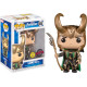 LOKI WITH SCEPTER / AVENGERS / FIGURINE FUNKO POP / EXCLUSIVE SPECIAL EDITION / GITD