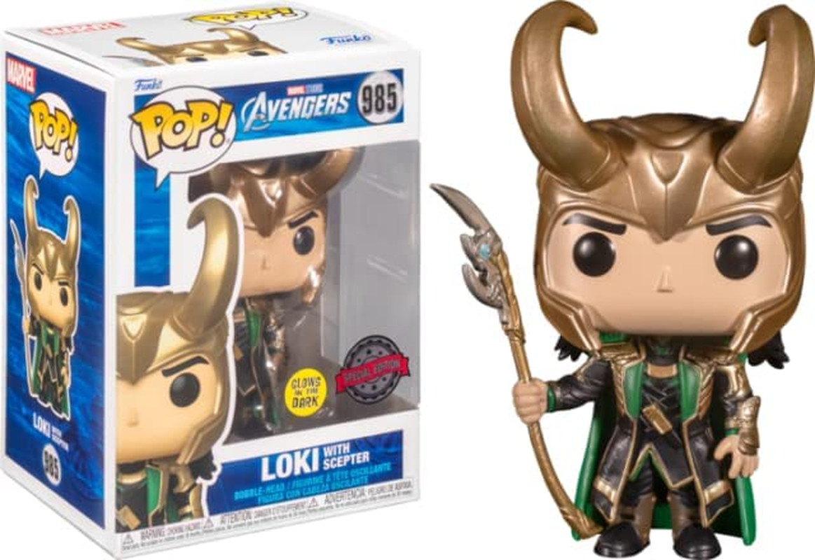 Figurine Loki With Scepter / Avengers / Funko Pop Marvel 985