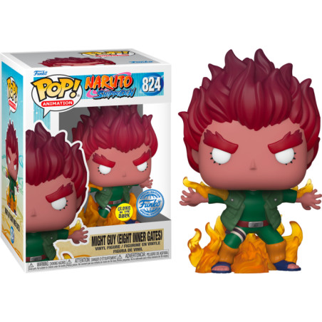 MIGHT GUY EIGHT INNER GATES / NARUTO / FIGURINE FUNKO POP / EXCLUSIVE SPECIAL EDITION / GITD