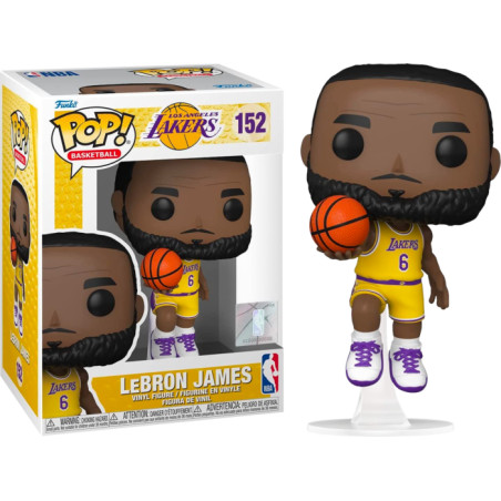 LEBRON JAMES JUMPING / LOS ANGELES LAKERS / FIGURINE FUNKO POP