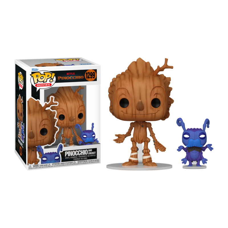 PINOCCHIO AND CRICKET / PINOCCHIO NETFLIX / FIGURINE FUNKO POP