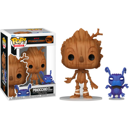 PINOCCHIO AND CRICKET / PINOCCHIO NETFLIX / FIGURINE FUNKO POP