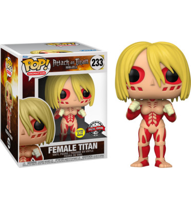 FEMALE TITAN OVERSIZED / ATTACK ON TITAN / FIGURINE FUNKO POP / EXCLUSIVE SPECIAL EDITION / GITD FEMALE TITAN OVERSIZED / ATTACK ON TITAN / FIGURINE FUNKO POP / EXCLUSIVE SPECIAL EDITION / GITD