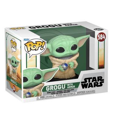 GROGU WITH ARMOR / STAR WARS BOOK OF BOBA FETT / FIGURINE FUNKO POP GROGU WITH ARMOR / STAR WARS BOOK OF BOBA FETT / FIGURINE FUNKO POP