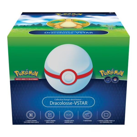 COFFRET PREMIUM DRACOLOSSE POKEMON GO / CARTE POKEMON VF