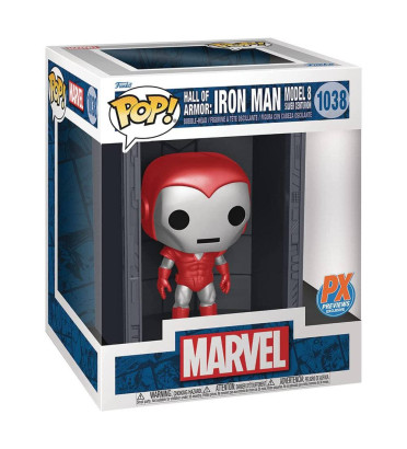 HALL OF ARMOR IRON MAN MODEL 8 SILVER CENTURION OVERSIZED / MARVEL / FIGURINE FUNKO POP / EXCLUSIVE PX PREVIEW HALL OF ARMOR IRON MAN MODEL 8 SILVER CENTURION OVERSIZED / MARVEL / FIGURINE FUNKO POP / EXCLUSIVE PX PREVIEW