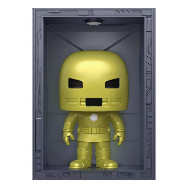 HALL OF ARMOR IRON MAN MODEL 1 GOLDEN ARMOR OVERSIZED / MARVEL / FIGURINE FUNKO POP / EXCLUSIVE PX PREVIEW