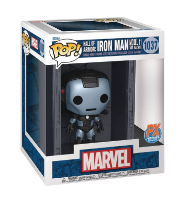 HALL OF ARMOR IRON MAN MODEL 11 WAR MACHINE OVERSIZED / MARVEL / FIGURINE FUNKO POP / EXCLUSIVE PX PREVIEW