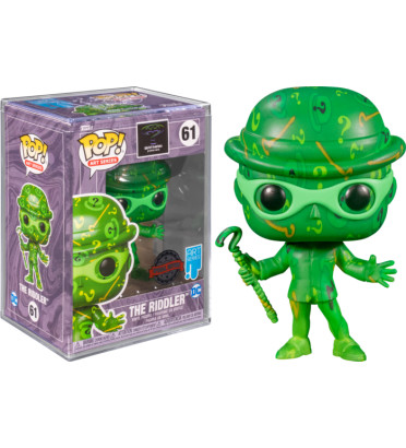 THE RIDDLER ARTIST WITH POP PROTECTOR / BATMAN FOREVER / FIGURINE FUNKO POP / EXCLUSIVE SPECIAL EDITION