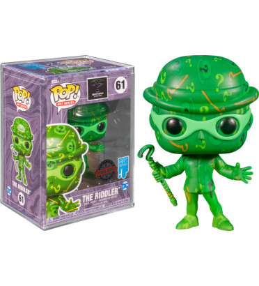 THE RIDDLER ARTIST WITH POP PROTECTOR / BATMAN FOREVER / FIGURINE FUNKO POP / EXCLUSIVE SPECIAL EDITION THE RIDDLER ARTIST WITH POP PROTECTOR / BATMAN FOREVER / FIGURINE FUNKO POP / EXCLUSIVE SPECIAL EDITION