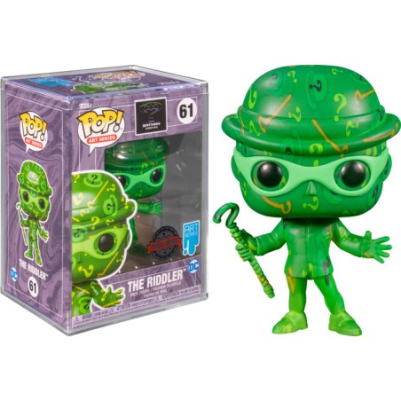 THE RIDDLER ARTIST WITH POP PROTECTOR / BATMAN FOREVER / FIGURINE FUNKO POP / EXCLUSIVE SPECIAL EDITION